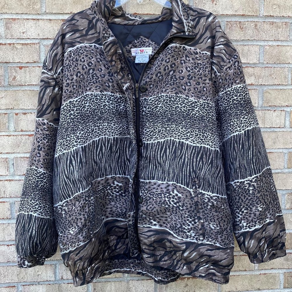 SILK -(2X)- 90s 'Vintage Stunt Sports' Jacket